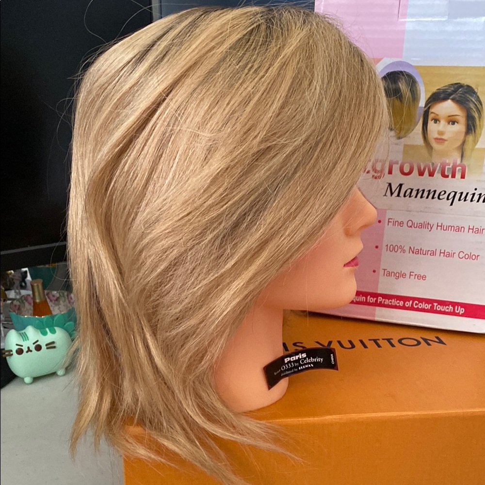Practice Mannequin Head 100% Human Hair